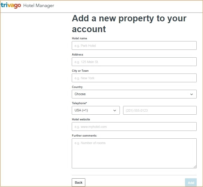 Hướng dẫn đăng ký bán phòng trên Trivago