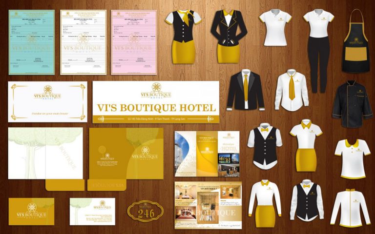 Bộ nhận diện thương hiệu khách sạn